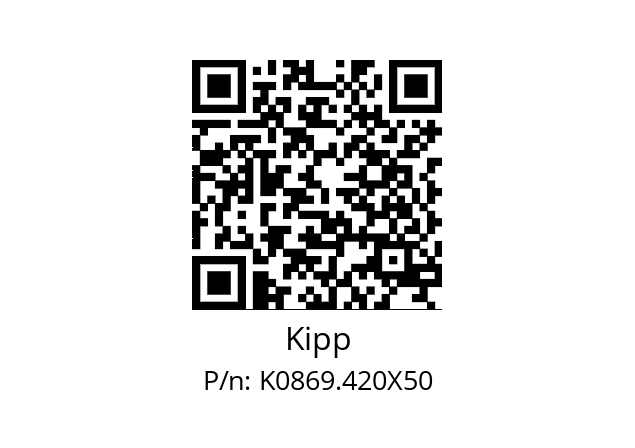   Kipp K0869.420X50