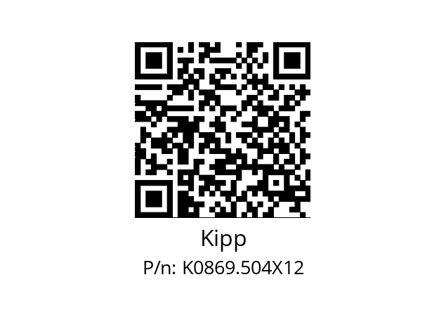   Kipp K0869.504X12