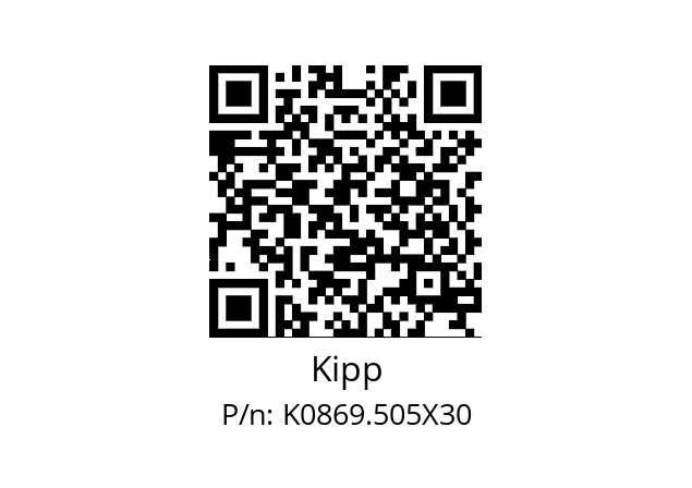   Kipp K0869.505X30