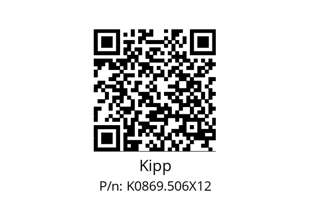   Kipp K0869.506X12