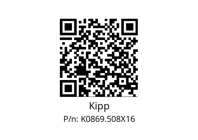   Kipp K0869.508X16