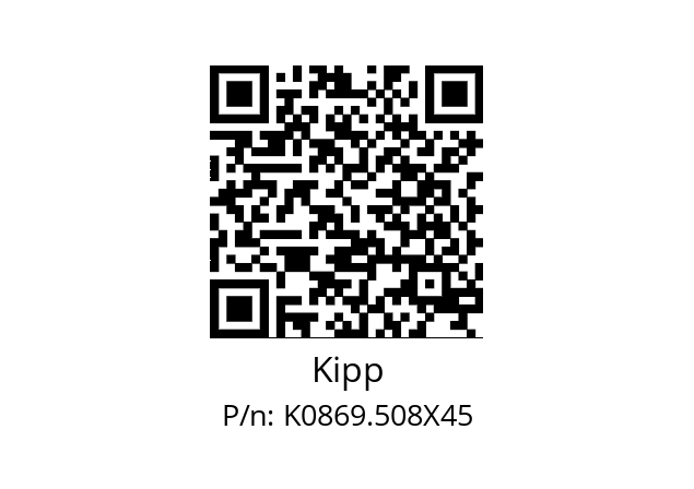   Kipp K0869.508X45