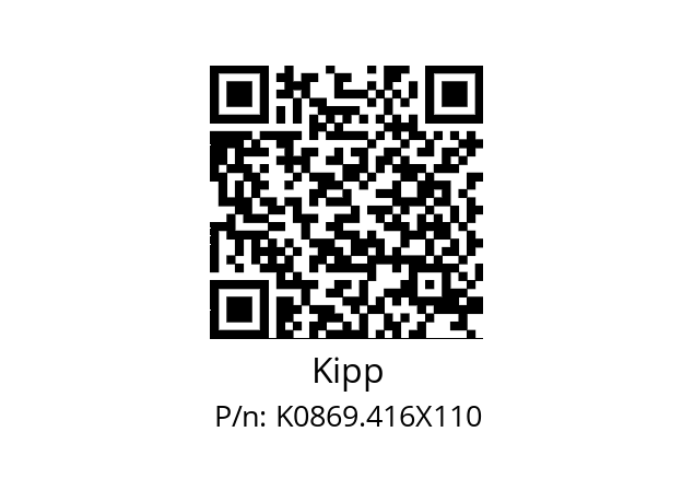   Kipp K0869.416X110