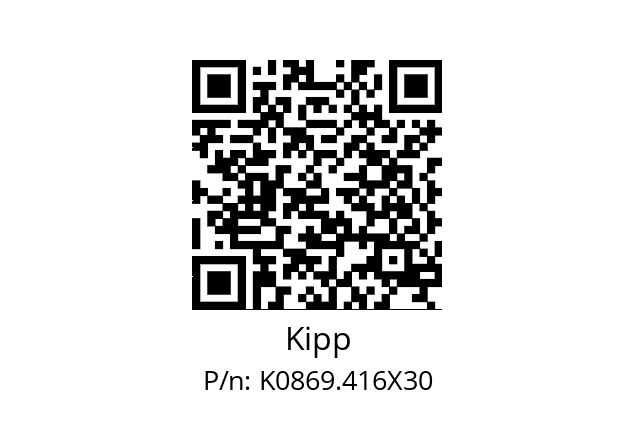   Kipp K0869.416X30