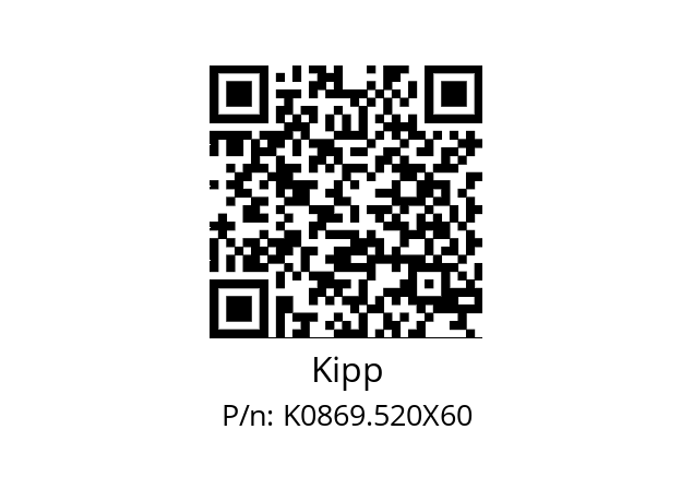   Kipp K0869.520X60