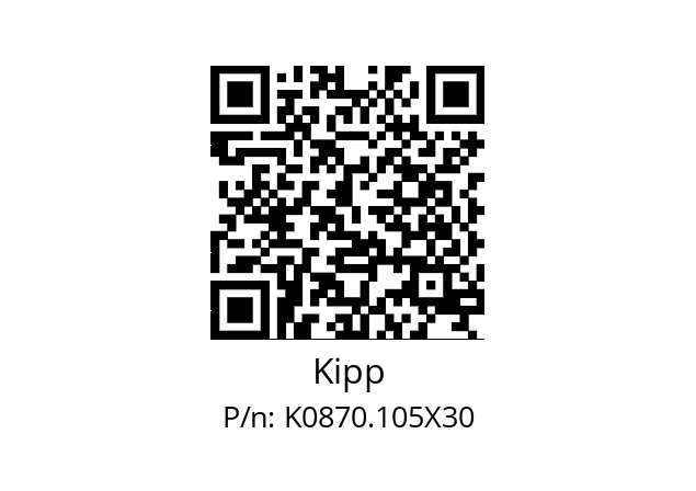   Kipp K0870.105X30