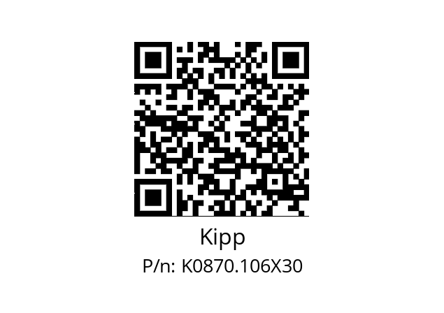   Kipp K0870.106X30