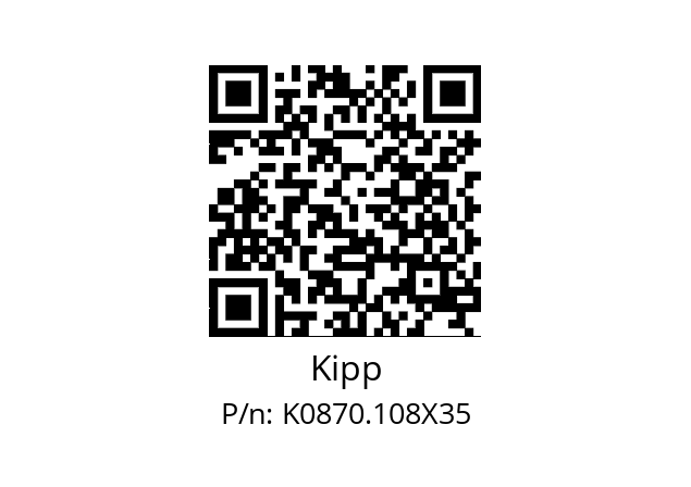   Kipp K0870.108X35