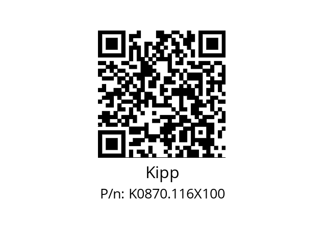   Kipp K0870.116X100