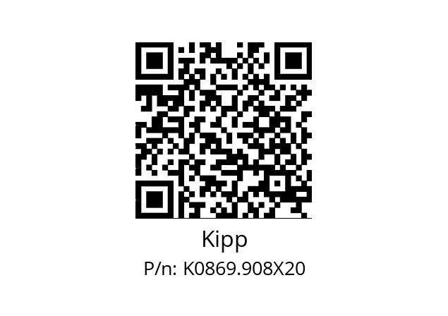   Kipp K0869.908X20