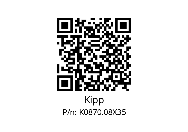   Kipp K0870.08X35