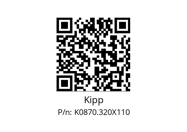   Kipp K0870.320X110