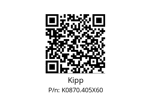   Kipp K0870.405X60