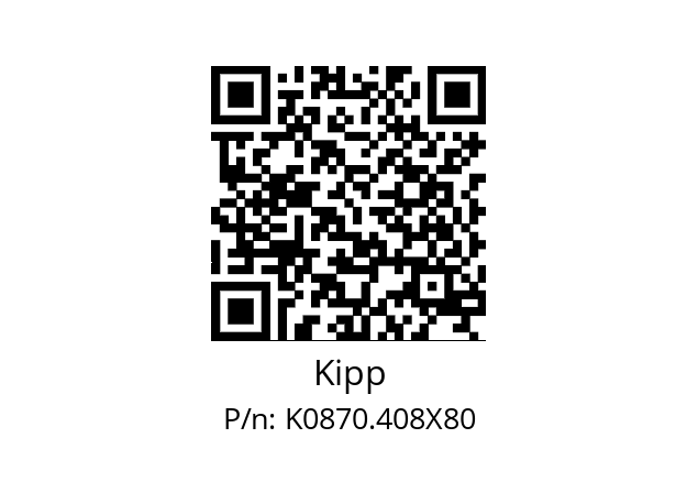   Kipp K0870.408X80