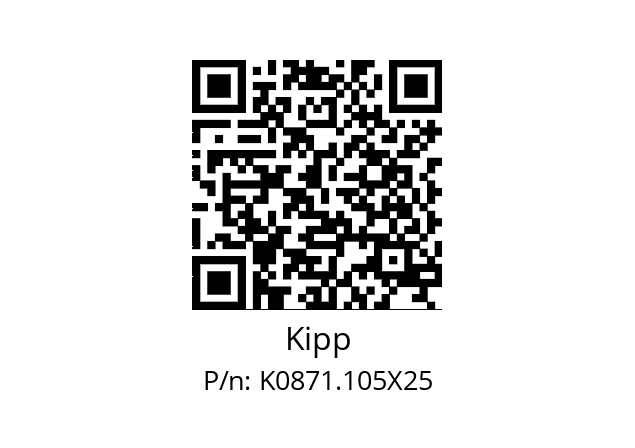   Kipp K0871.105X25