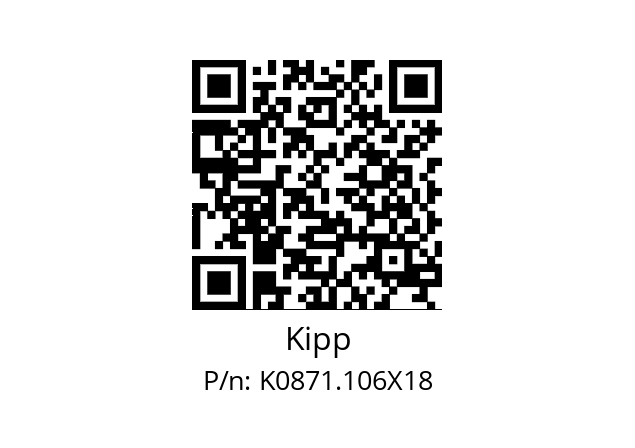   Kipp K0871.106X18