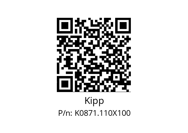   Kipp K0871.110X100