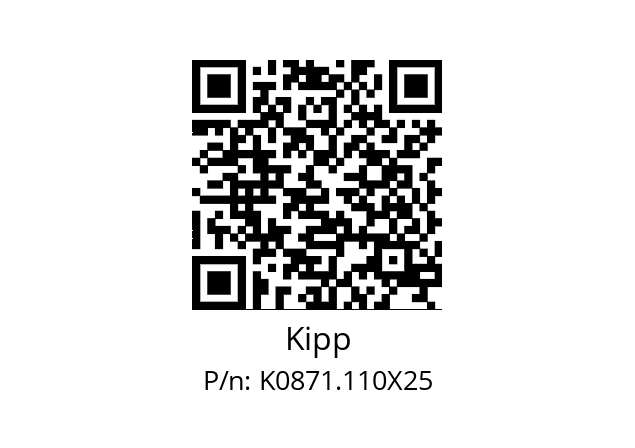   Kipp K0871.110X25