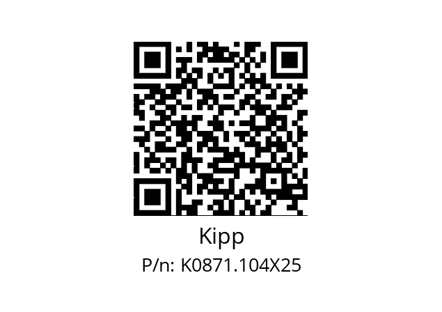   Kipp K0871.104X25