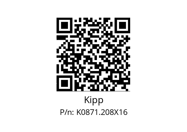   Kipp K0871.208X16