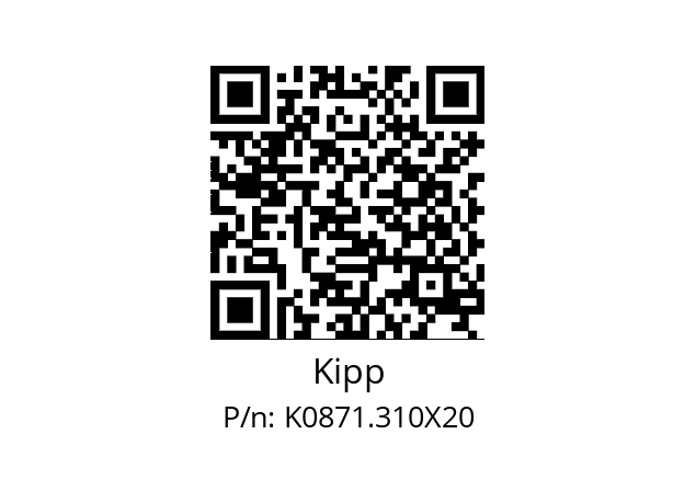   Kipp K0871.310X20