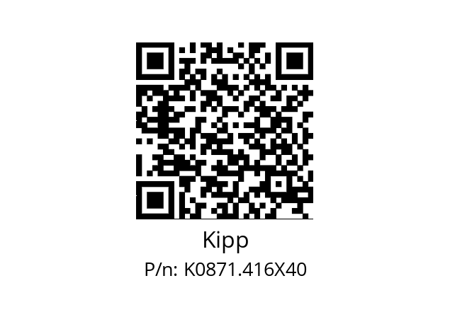   Kipp K0871.416X40