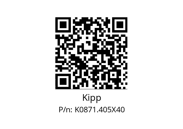   Kipp K0871.405X40