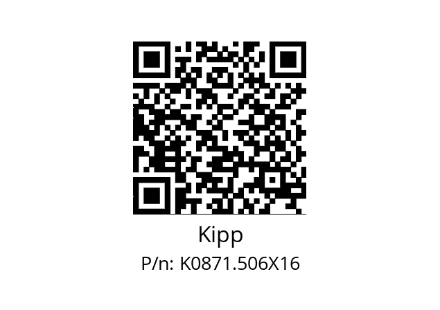   Kipp K0871.506X16