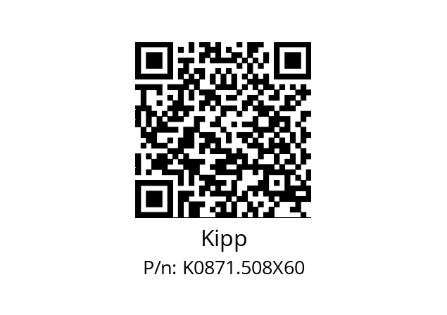   Kipp K0871.508X60