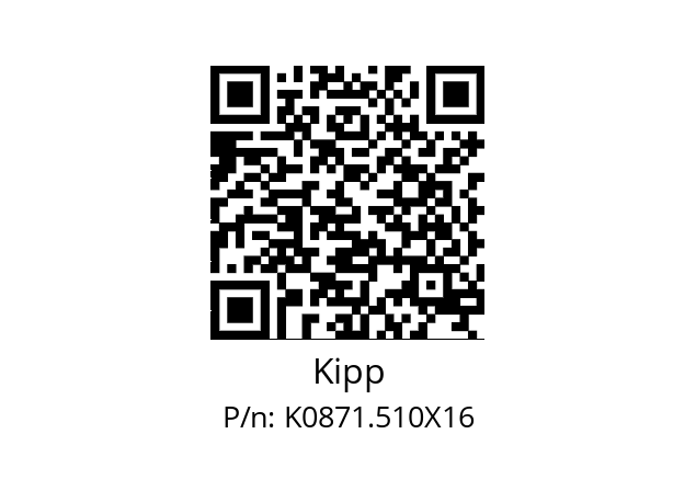   Kipp K0871.510X16