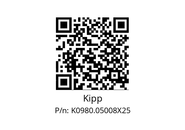   Kipp K0980.05008X25