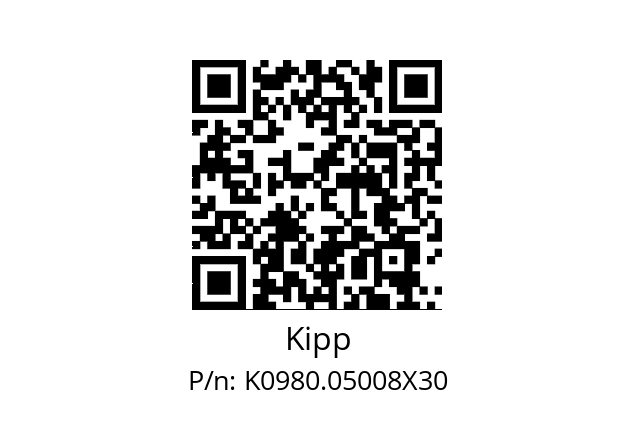   Kipp K0980.05008X30