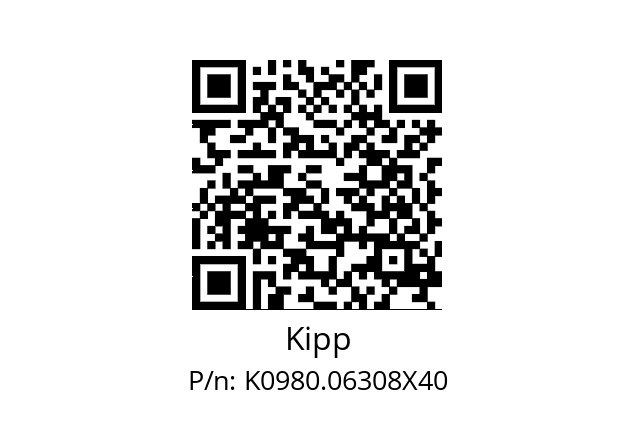   Kipp K0980.06308X40