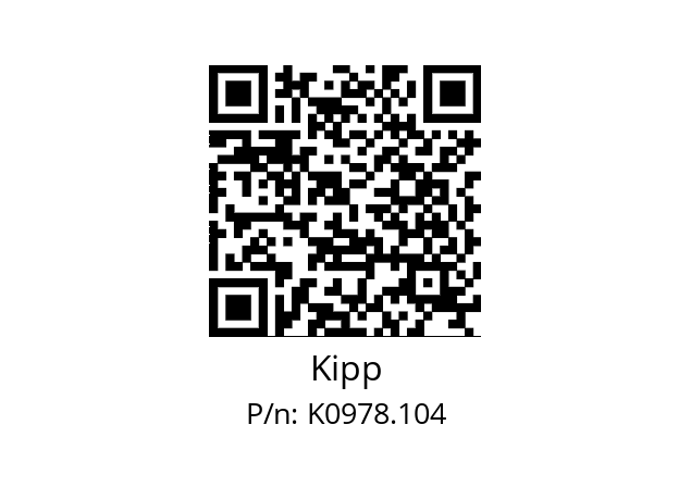   Kipp K0978.104