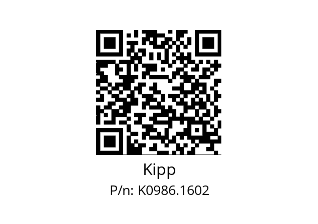   Kipp K0986.1602