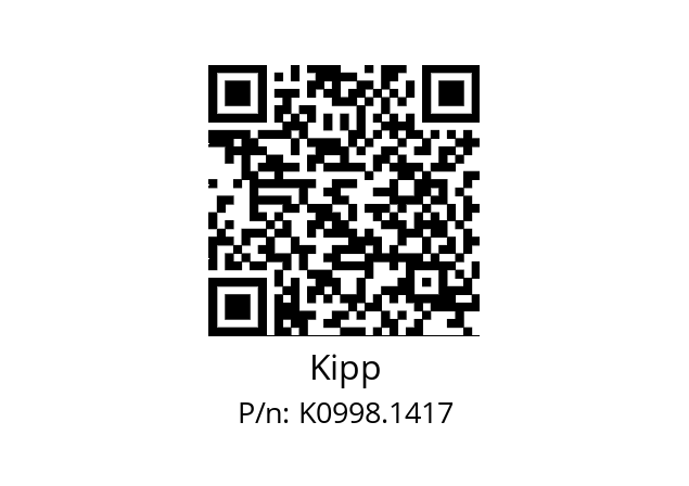   Kipp K0998.1417