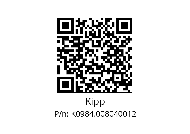   Kipp K0984.008040012