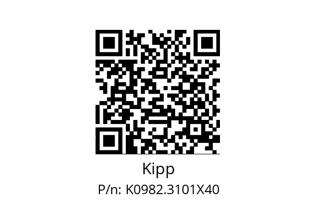   Kipp K0982.3101X40