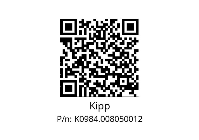   Kipp K0984.008050012