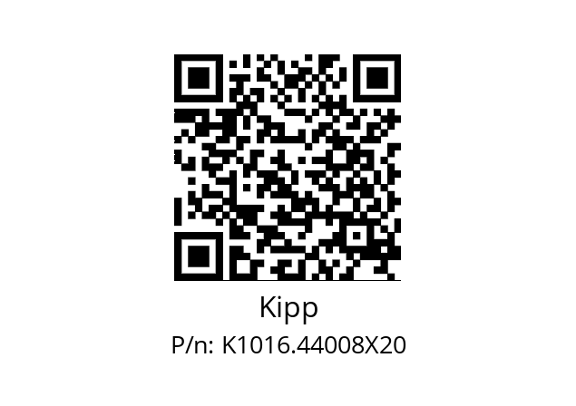   Kipp K1016.44008X20