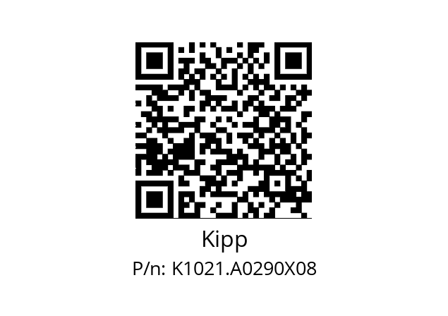   Kipp K1021.A0290X08