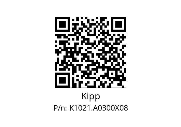   Kipp K1021.A0300X08