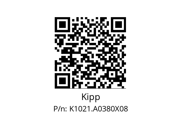   Kipp K1021.A0380X08