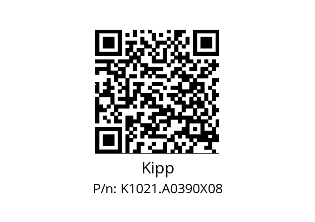   Kipp K1021.A0390X08