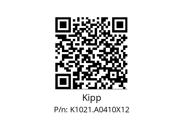   Kipp K1021.A0410X12