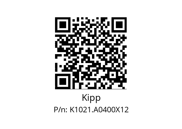   Kipp K1021.A0400X12