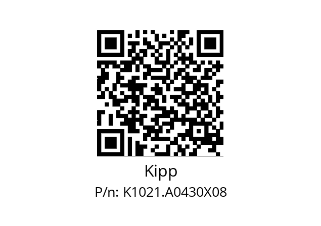   Kipp K1021.A0430X08