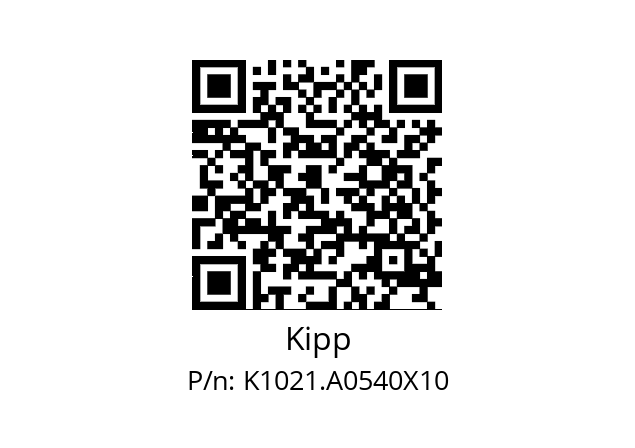   Kipp K1021.A0540X10