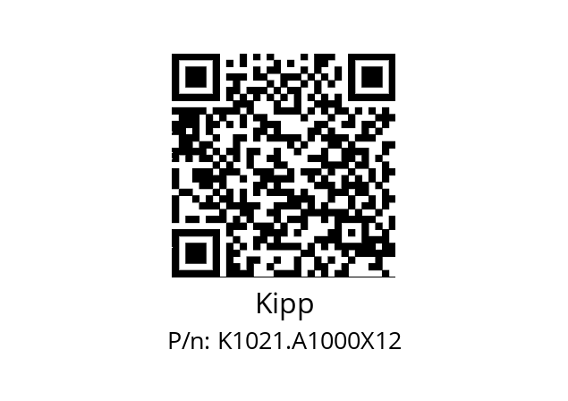   Kipp K1021.A1000X12