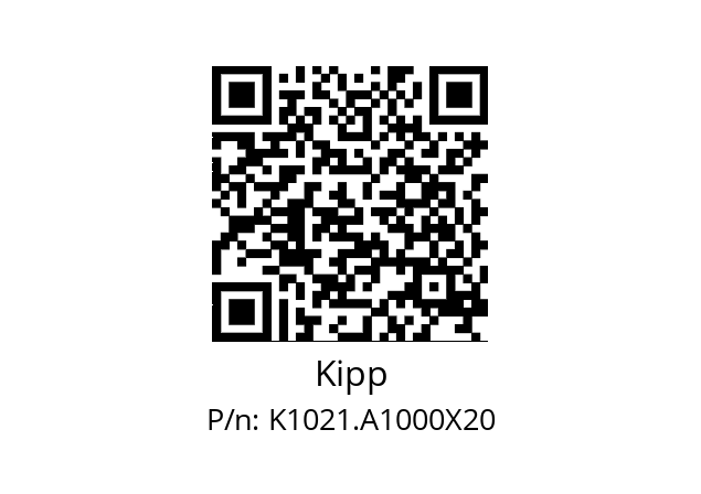   Kipp K1021.A1000X20